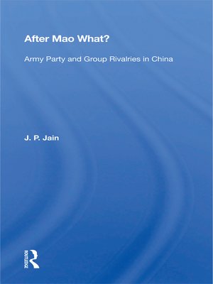 cover image of After Mao What/h